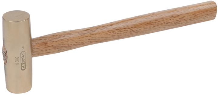 Actual product image KS Tools BRONZEplus machinist's hammer, handle type hickory, 600 g (740 g)