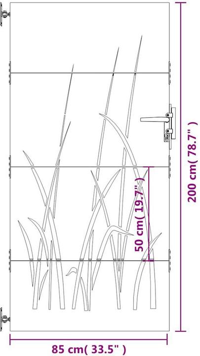 Immagine prodotto vidaXL Gartentor