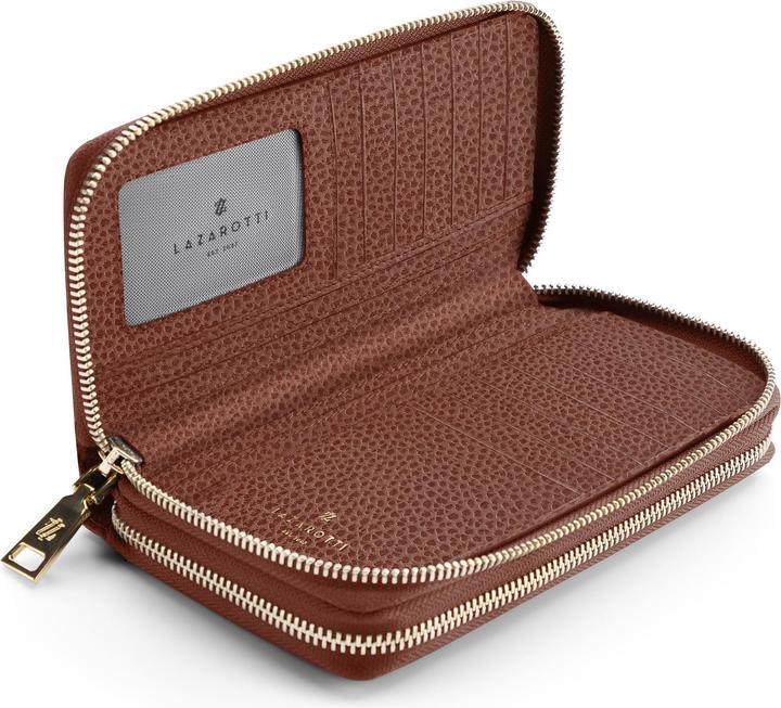 Actual product image Lazarotti Bologna Leather wallet RFID protection leather 20 cm