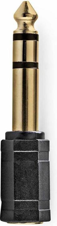 Produktbild Nedis Stereo-Audio-Adapter 6.35 mm Stecker 3.5 mm Buchse Vergoldet Gerade ABS Anthrazit 1 Stück Verp (Klinkenadapter)