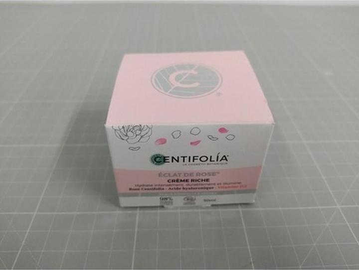 Produktbild Centifolia Reichhaltige BIO-Creme Gesicht & Hals Rose, Hyaluronsäure & Vitamin C - 50ml - Éclat de r (Körpercreme, 50 ml)