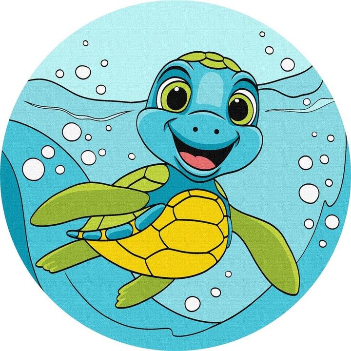 Productafbeelding Norimpex Malen nach Zahlen - Süsse Schildkröte