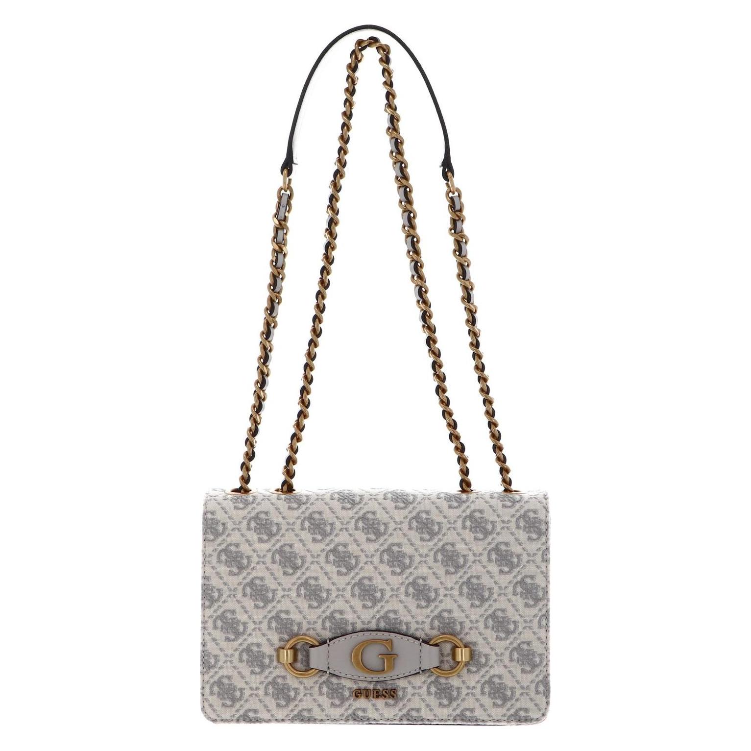 Guess, Damen, Handtasche, Izzy Convertible Crossbody Flap, Grau
