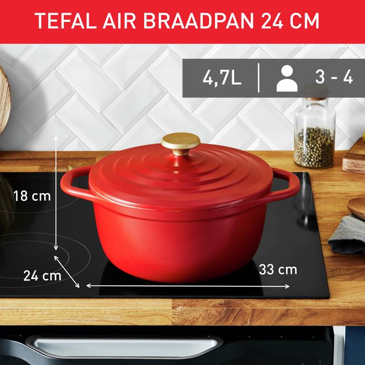 Produktbild Tefal E2544604 (Kochtopf, Aluminiumguss, 24 x 17.70 cm)