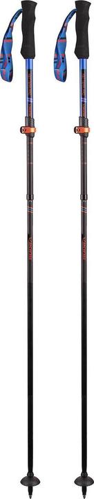Actual product image Viking Trekking sticks Kettera Pro Black-Blue-Orange, 115-135cm (115 - 135 cm)