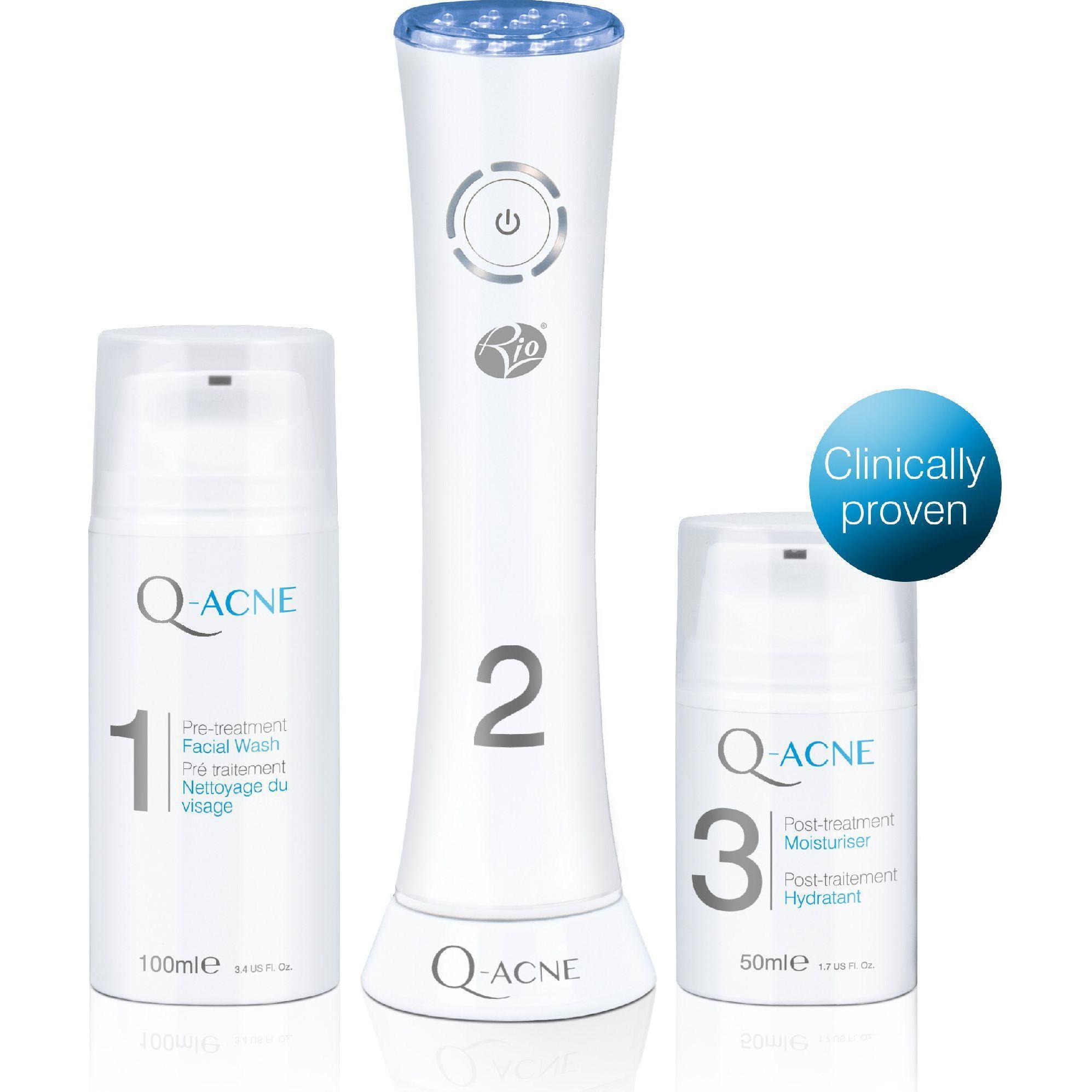Rio, Gesichtspflegegerät, Q-Acne Lite3 facial cleanser