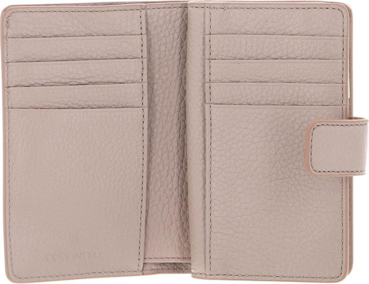 Actual product image Coccinelle Metallic Soft Mini Wallet Grained Leather