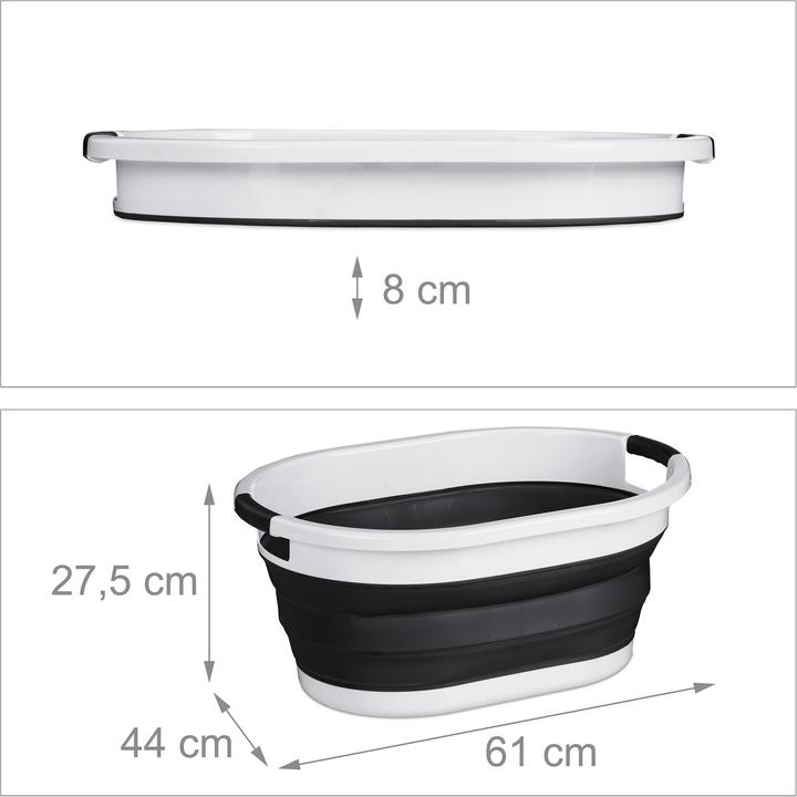 Image du produit Relaxdays Panier à linge pliable (36 l)