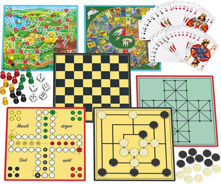 Actual product image Schmidt Spiele Compact game collection (1 - 8 Players)