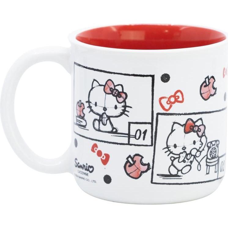 Thumbnail - Stor, Tasse, Hello Kitty - Kitty White Doodle (400 ml)