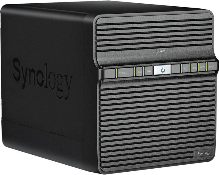 Actual product image Synology NAS DiskStation DS423 4-bay WD Red Plus 16 TB (4 x 4 TB, WD Red Plus)