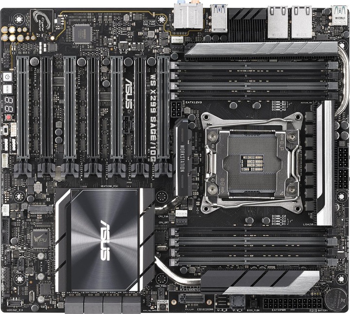 Actual product image ASUS Ws X299 Sage/10g (LGA 2066, Intel X299, SSI CEB)