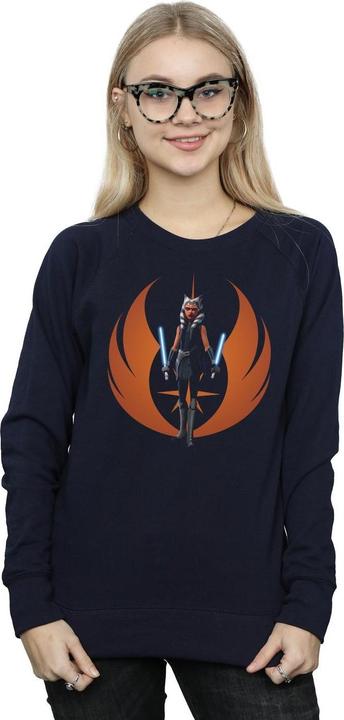 Image du produit Star Wars - Sweat CLONE WARS AHSOKA REBEL POSE - Femme (XL)