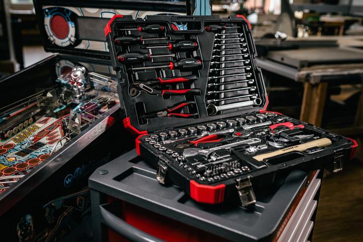 Actual product image Gedore Red 100-piece socket wrench set 1/4 + 1/2 inch 10-32mm