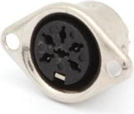 Produktbild Velleman DIN-EINBAUBUCHSE (AUDIO) - 6-POLIG 240°