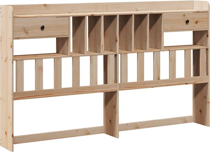 Image du produit vidaXL Bett mit Regal (180 x 200 cm)