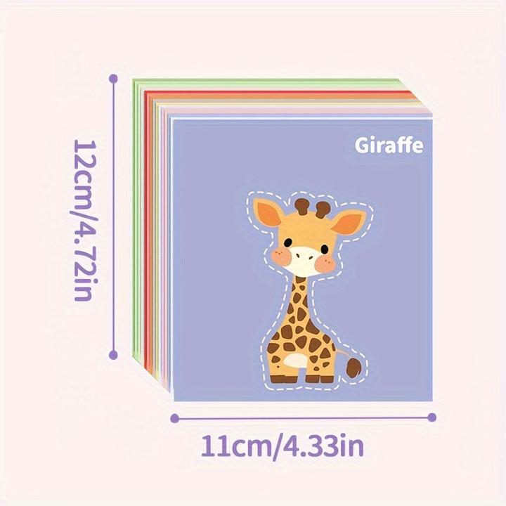 Produktbild Activity Board 120 teile/satz Cartoon DIY Bunte Papier Schneiden Handwerk, Lustige Papier Schneiden Aktivität Set