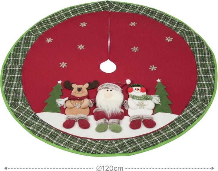 Image du produit Hermex Christbaumdecke Weihnachtsbaum-Teppich Tannenbaum-Rock Baumunterlage