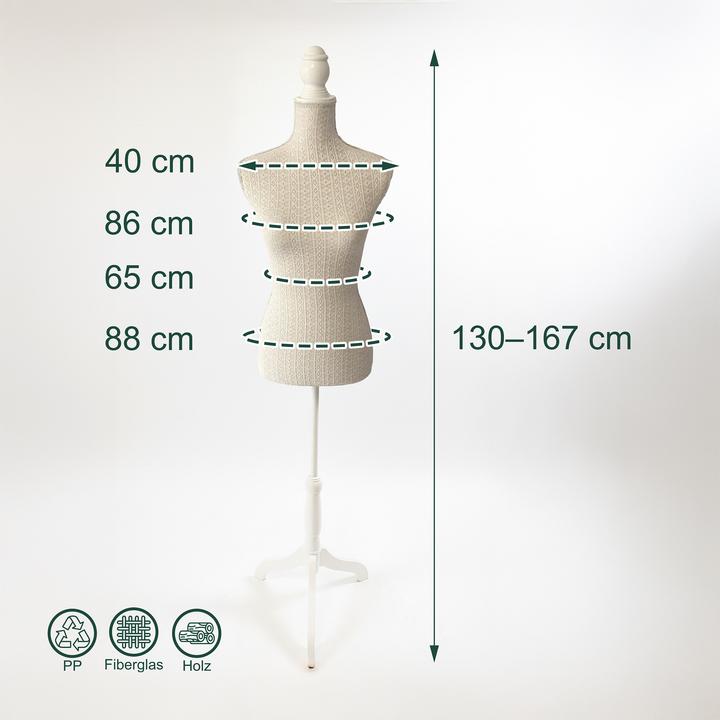 Image du produit Relaxdays buste de couture