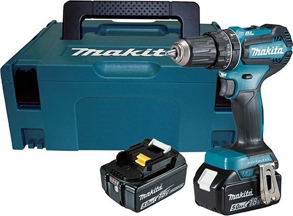 Actual product image Makita DDF484RTJ Cordless drill driver, 18 V, 2x 5.0 Ah Li-Ion, 54