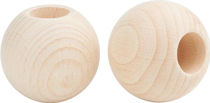 Produktbild VBS Holzkugeln mit grosser Bohrung "Ø 50 mm"