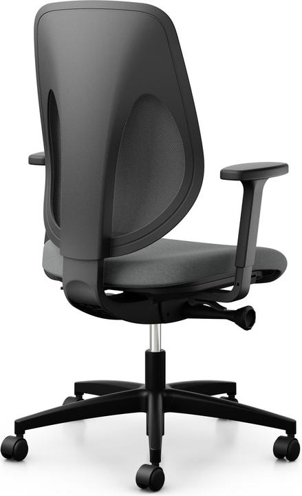 Produktbild Giroflex Drehstuhl 353-4029 mit 2D Armlehnen, Grau/Schwarz, Neu (39 - 51 cm)