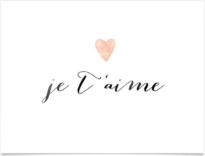Image du produit Trenddeko Je t'aime (40 x 30 cm)