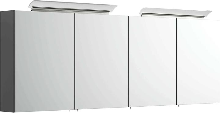 Produktbild Emotion Spiegelschrank mit Acryl-Lampe und Glasböden (180 x 17 x 622 cm)