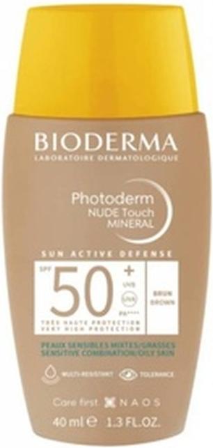 Actual product image Bioderma Photoderm Nude Touch Mineral SPF50+ Bronzing Nude Effect 40ml (Sun cream face, SPF 50, 40 ml, 40 g)
