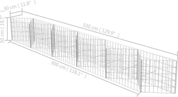 Actual product image vidaXL Steinkorb