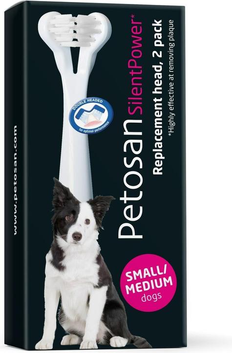 Actual product image Petosan Tooth cleaning replacement brushes S-M, Product type: Dental care (Dog)