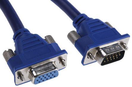 Produktbild RS PRO VGA-Kabel A VGA / Male B VGA / Female, 3m B (3 m)