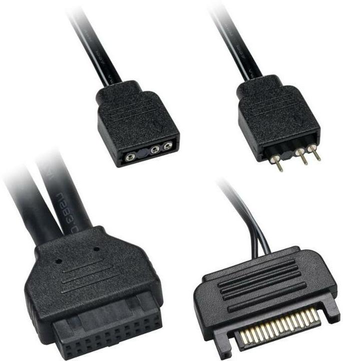 Produktbild Lian-Li LAN216-1W, I/O-Panel mit ARGB Controller für LANCOOL 216