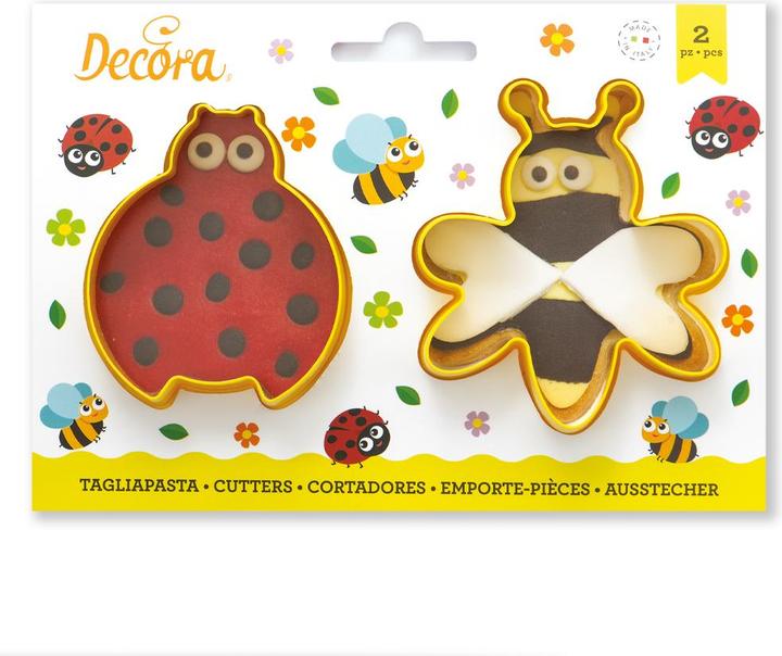 Actual product image Decora Cookie Cutter Cockchafer and Bee