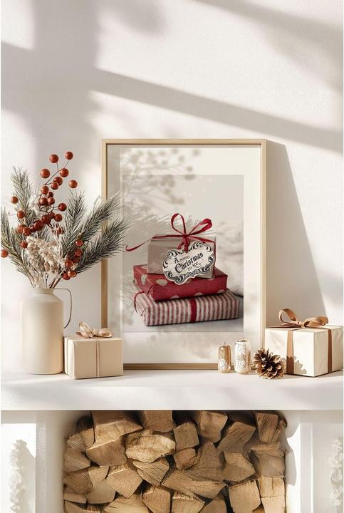 Actual product image Wallxpert Weihnachtsbild Geschenke