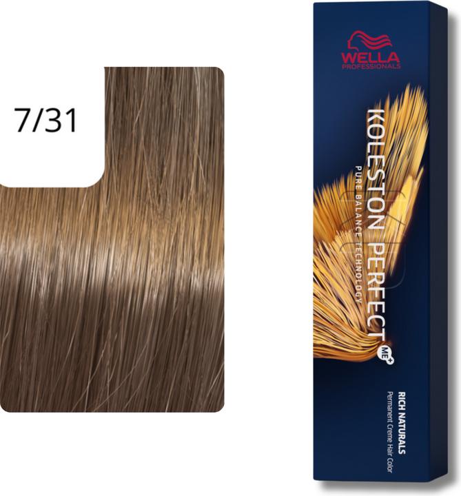 Immagine prodotto Wella Koleston Perfect Me+ (7/31 biondo medio-cenere d'oro)