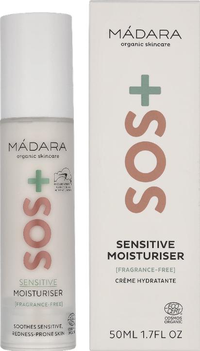 Actual product image Madara MÃDARA - Hydra cream SOS+ ( Sensitive e Moisturiser) 50 ml (50 ml, 24h cream)