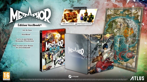 Actual product image Atlus Metaphor: ReFantazio Steelbook Edition (Windows, FR)