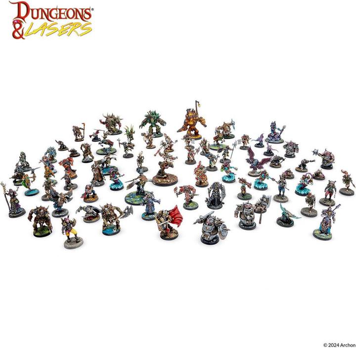 Actual product image Archon Studio Dungeons & Lasers - Figurines - Deuslair - Core Set (English)