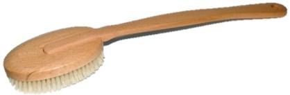 Image du produit Herba Brosse de bain et de massage, poils naturels Soft, bois de hêtre certifié FSC®.