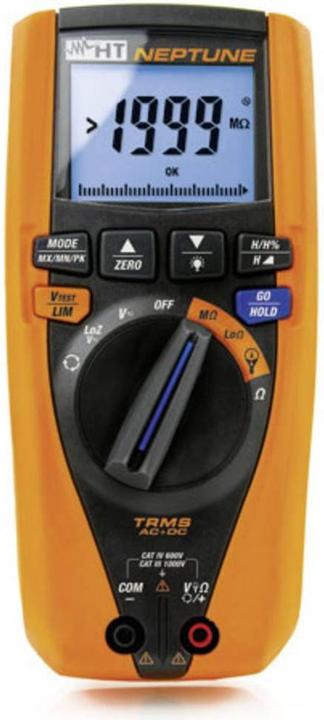 Produktbild HT Instruments Installationstester 1 kV, CAT IV 600 V mit Multimeterfunktion & Niederohmmessung (CAT IV 600V, Hand-Multimeter)