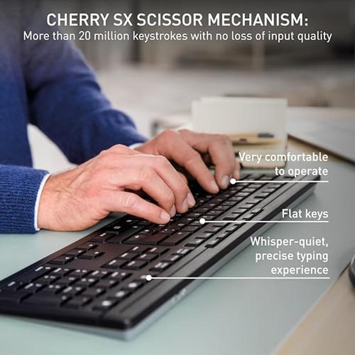 Produktbild CHERRY Stream Desktop Comfort (DE, Kabellos)