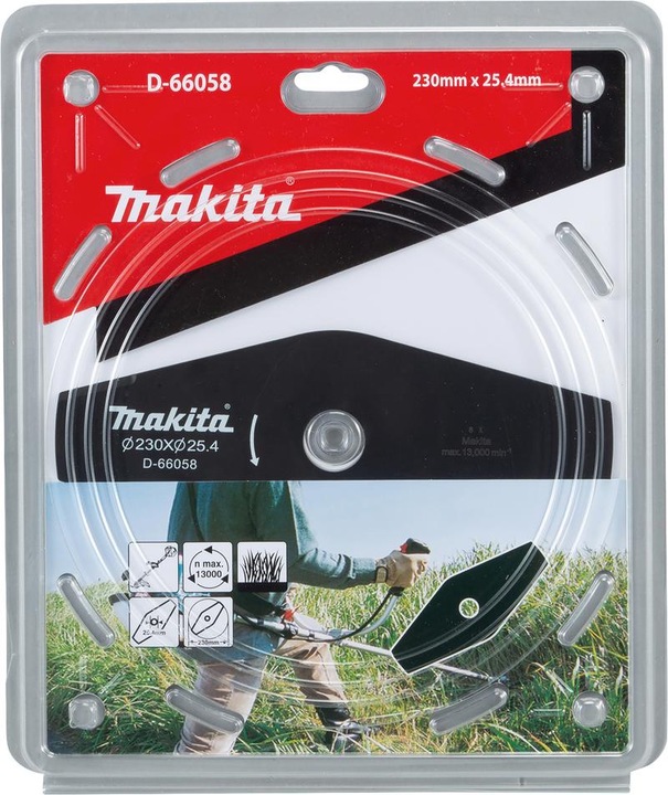 Productafbeelding Makita D-66058 2-tands slagmes 230x25 4mm (Maaimachine messen + vervangingsmessen tuinmachines)