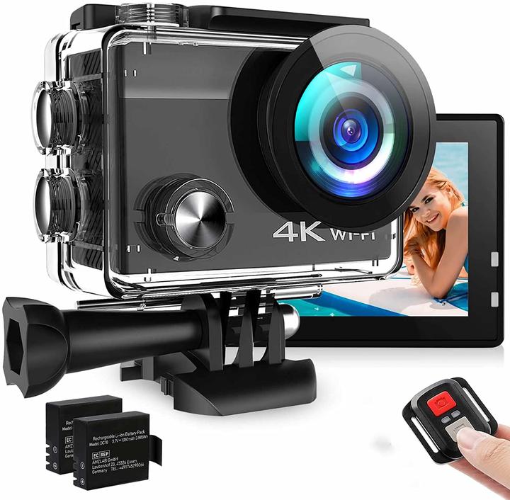 Actual product image HaHoco X85 4K Action Cam