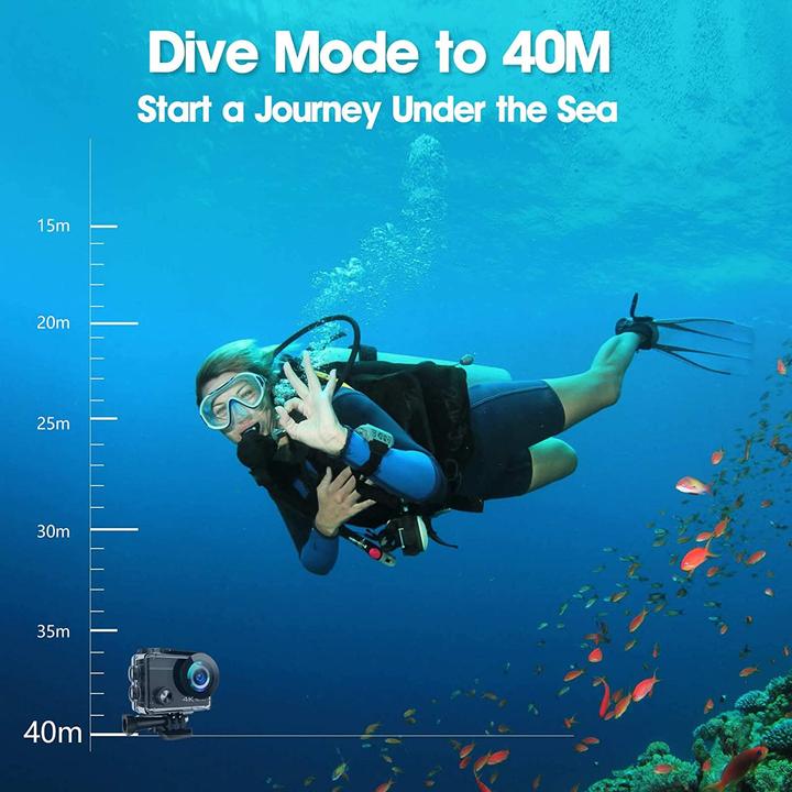 Actual product image HaHoco X85 4K Action Cam