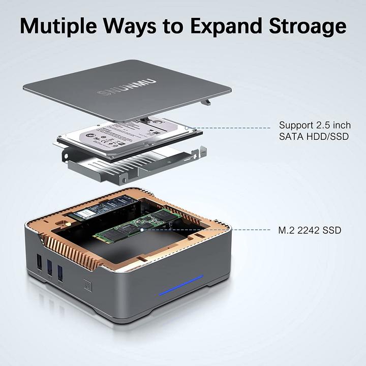 Actual product image Snunmu Mini PC GK3 (Celeron J4125, 8+128GB)