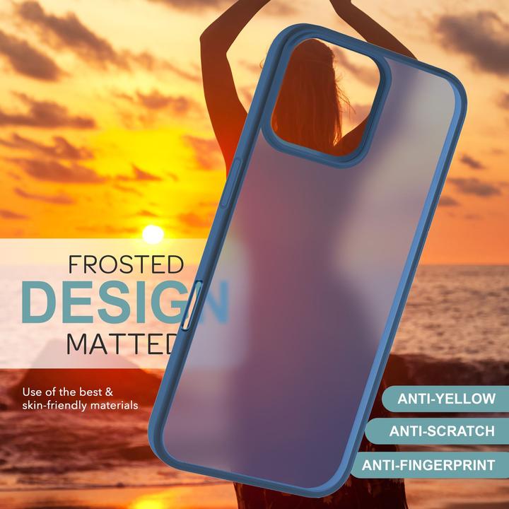 Actual product image Nalia Matte hybrid cover semi-transparent (Apple iPhone 16 Pro Max)