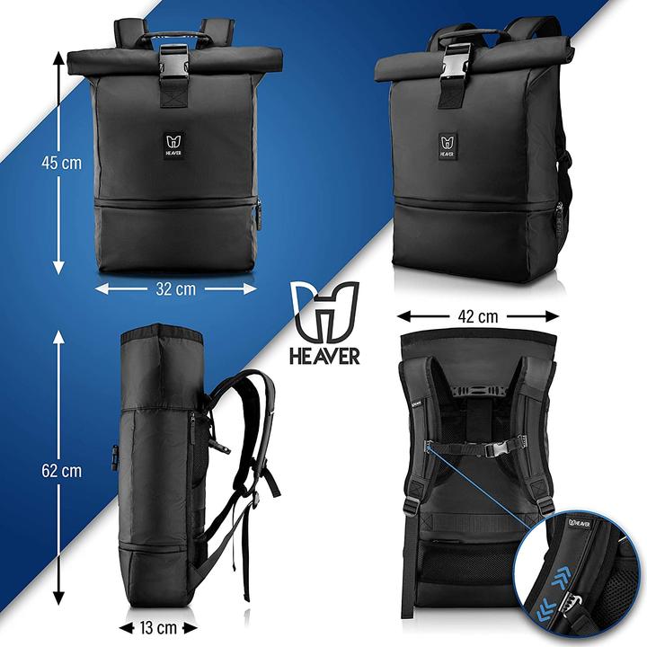 Actual product image Heaver Backpack Rolltop (28L)