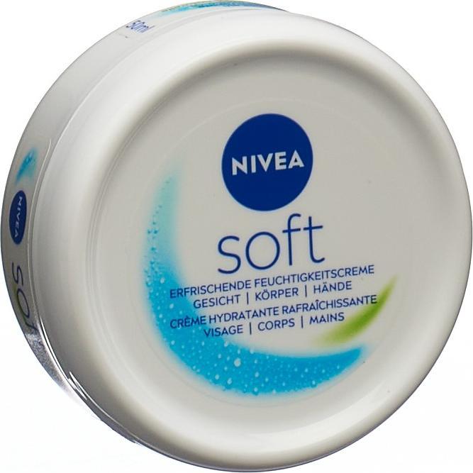 NIVEA Soft erfrischende Feuchtigkeitscreme Topf Mini (50 ml)