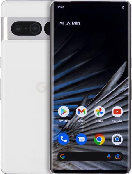 Image du produit Google Pixel 7 Pro (128 Go, Blanc, 6.70", SIM + eSIM, 50 Mpx, 5G)